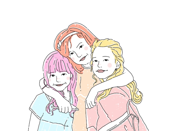 draw cute cartoon from your photos within 24hours