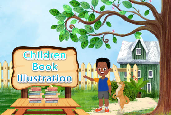 Design children book illustration by Designerr_girl | Fiverr