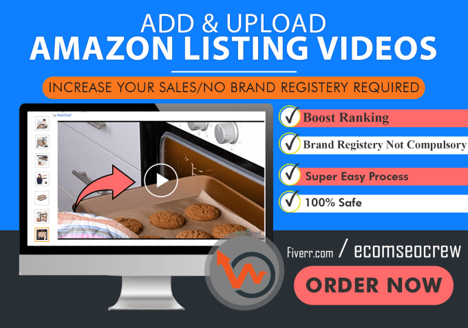 Upload amazon video to your amazon listing to boost sales by Ecomseocrew