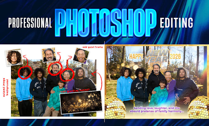 do professional photo editing, retouching and enhancing