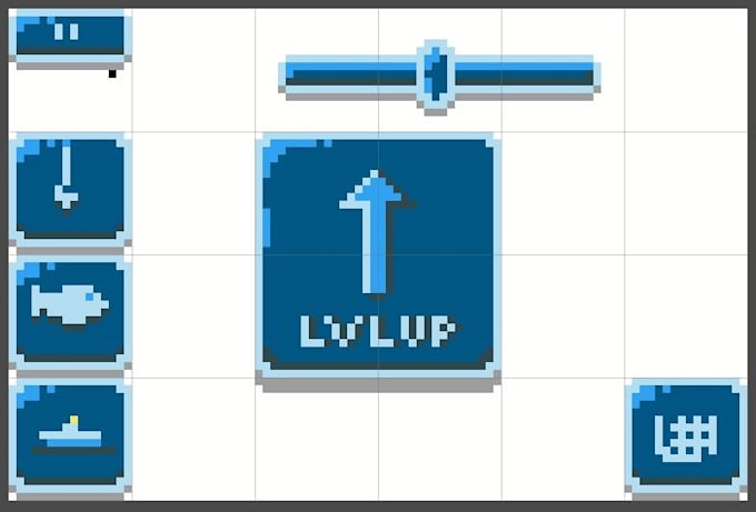 design ui for your game, clean and professional
