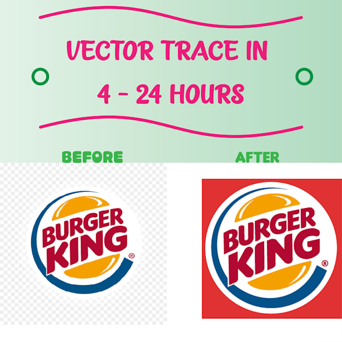 Vector tracing, png to vector, trace logo or design by Arama123 | Fiverr