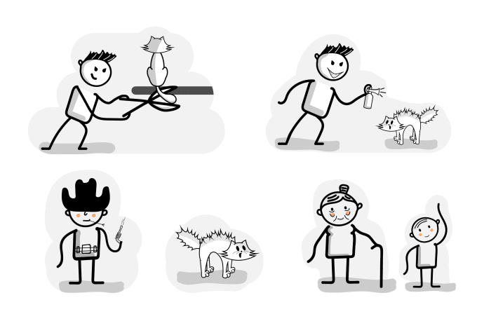 doodle stick figure