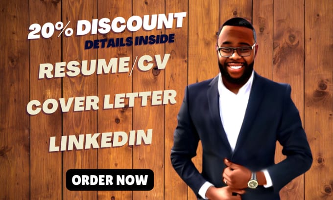 I will deliver professional resume writing services, resume and cover letter