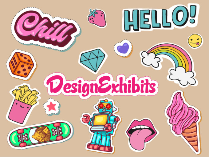 Design eye catchy amazing stickers and labels by Designexhibits