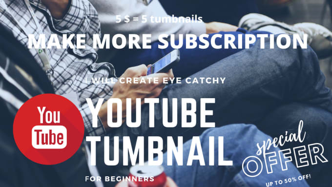 Design Youtube Thumbnail In 1 Hrs Using Adobe Photoshop By Suadbadusha