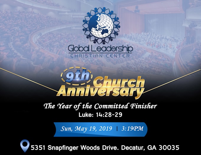 do high quality church flyer design
