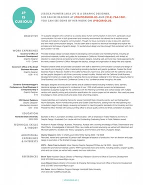 help you on writing better CV for getting a job