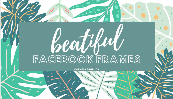 Create A Frame For Your Facebook Profile Picture By Carmelaangelica 