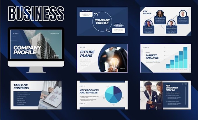 do powerpoint slide redesign, canva presentation for slide deck