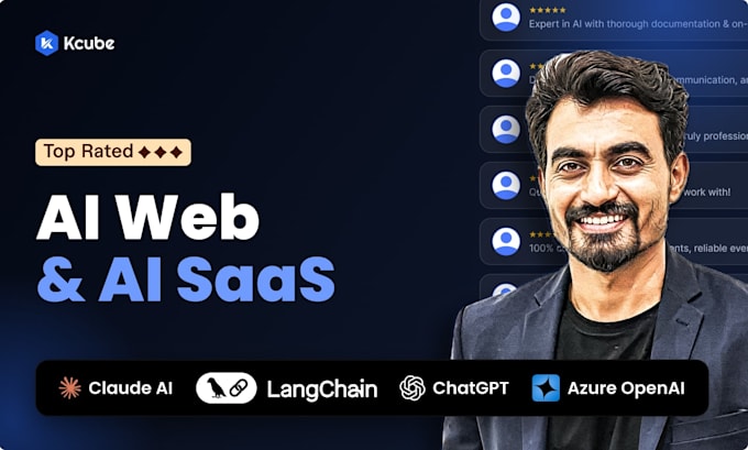 build ai web apps, ai saas platforms and ai data apps