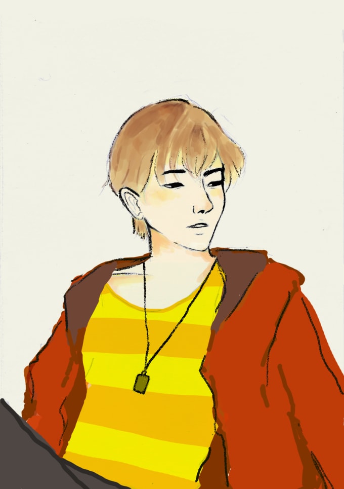 Draw Kpop Based On Your Reference By Daffodilkuning