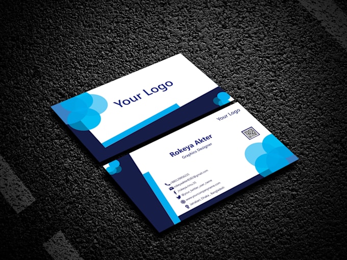 design professional business card, letterhead and invoice