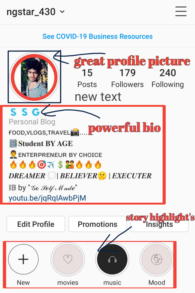 Setup your personal and professional instagram account for growth boost ...