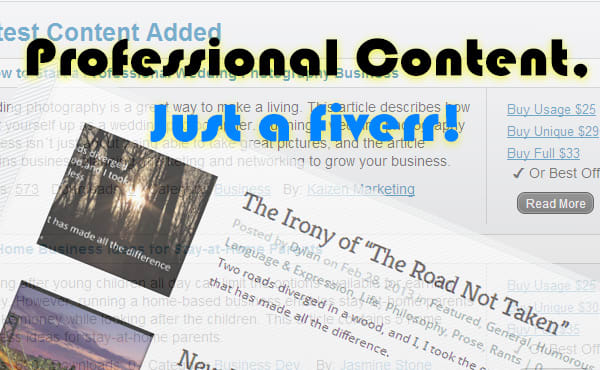 write 500 words, creatively and professionally
