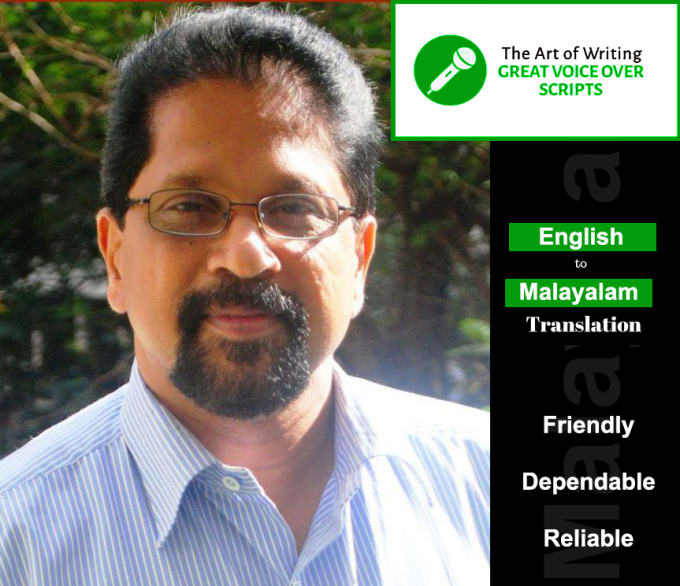 Write A Script For Your Video In English And Malayalam By Cupboardstudio