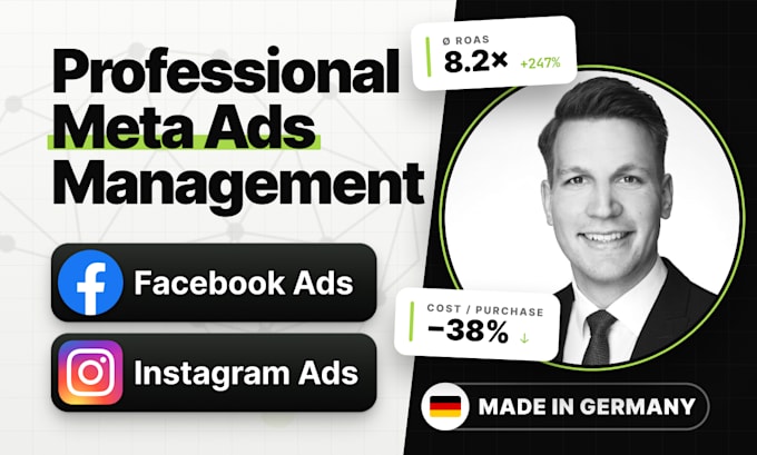 set up, manage and optimize your facebook and instagram ads