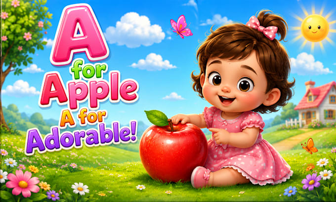 draw colourful  children book illustration with ai