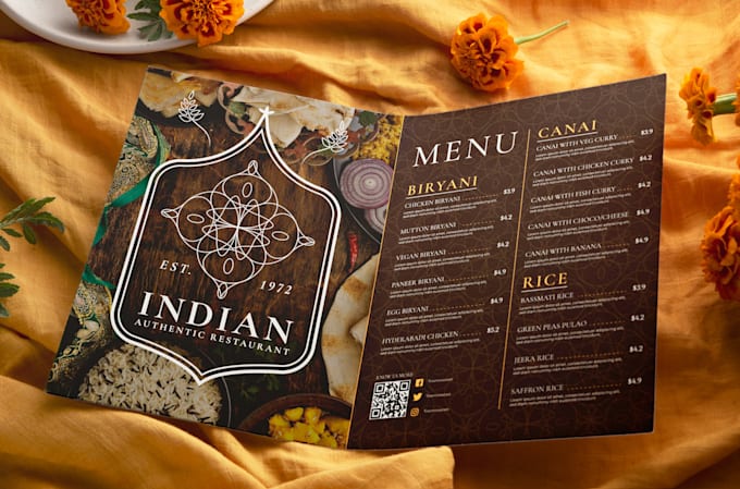do premium cafe restaurant menu designs in 24 hrs