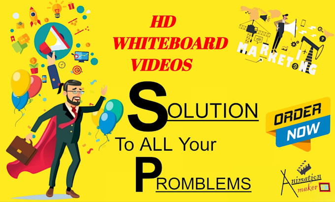 create a marketing promotion whiteboard animation videos