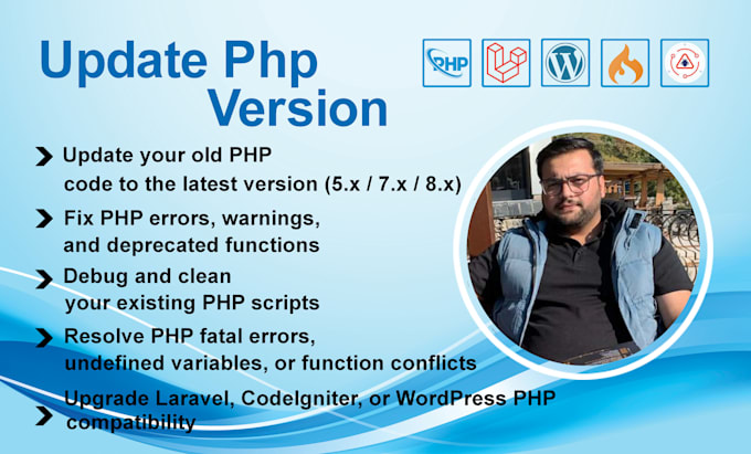 fix PHP bugs, errors, upgrade to PHP 8 4 and optimize your website