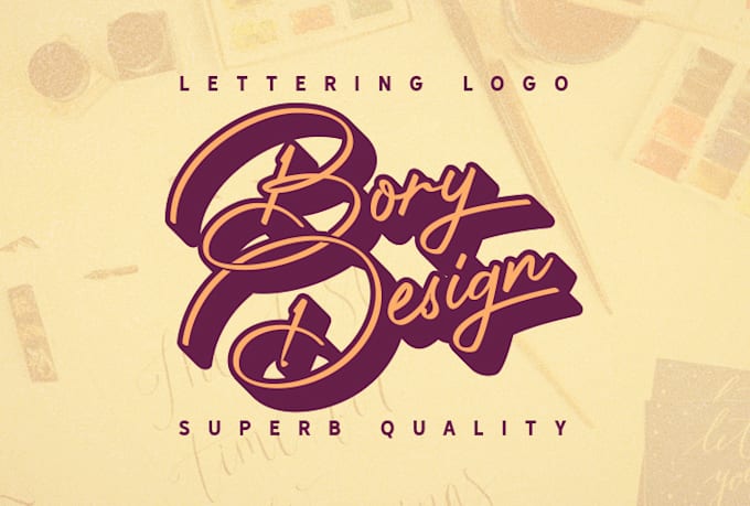 Design A Minimalist Font Lettering Signature Logo