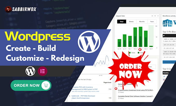 create, design, rebuild, and optimize your wordpress website