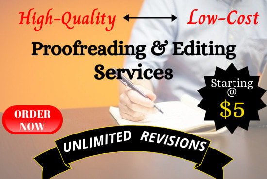 accurately proofread and edit for you