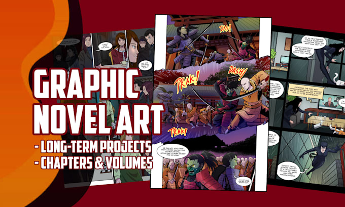 illustrate long term graphic novel projects