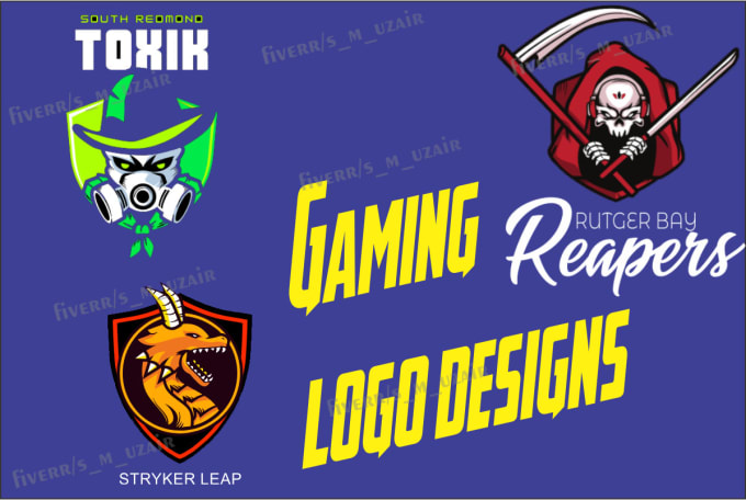 Design gaming logo also with name initials for games by S_m_uzair | Fiverr