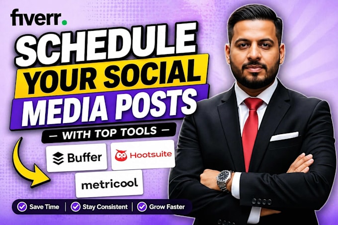 schedule your social media posts via buffer, hootsuite, metricool and publer