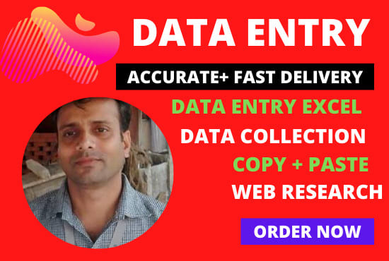 Do data entry,copy paste,excel data entry,typing by Semirahman | Fiverr