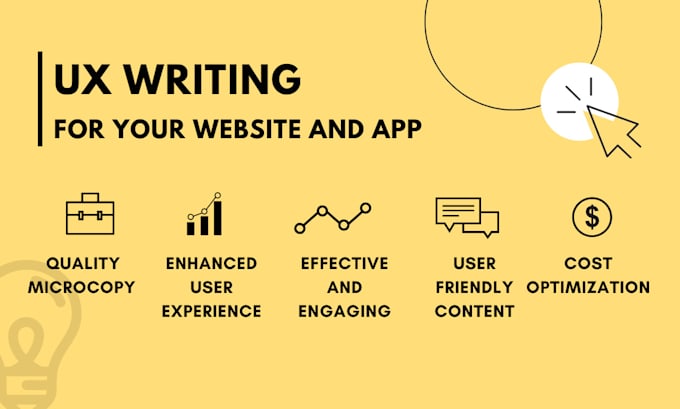 do UX writing for your website and app