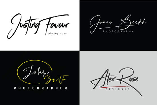 Real handwritten signature logo by Sardar_sajjad | Fiverr