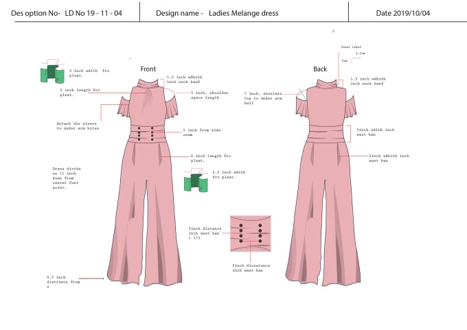 Girls sleeveless summer dress flat sketch fashion template. teen knit dress  technical fashion illustration. | CanStock