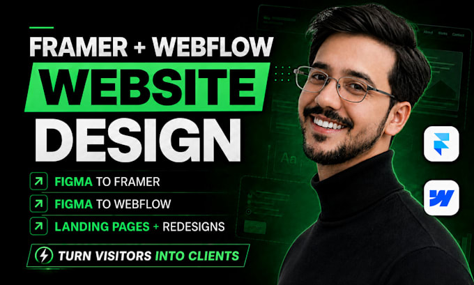 do framer website design, webflow website, figma to webflow, framer developer