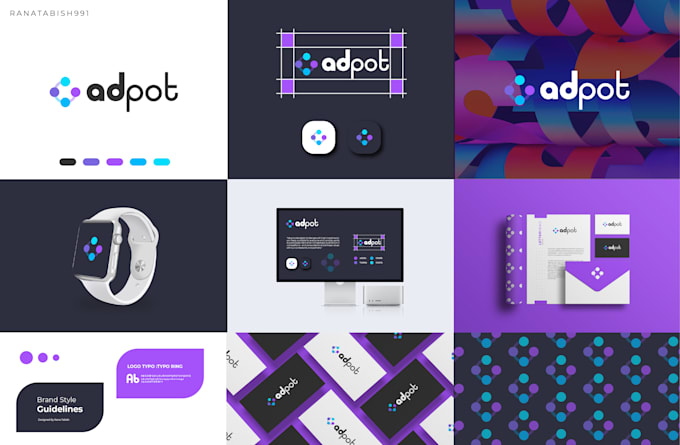 design your logo and complete brand identity kit