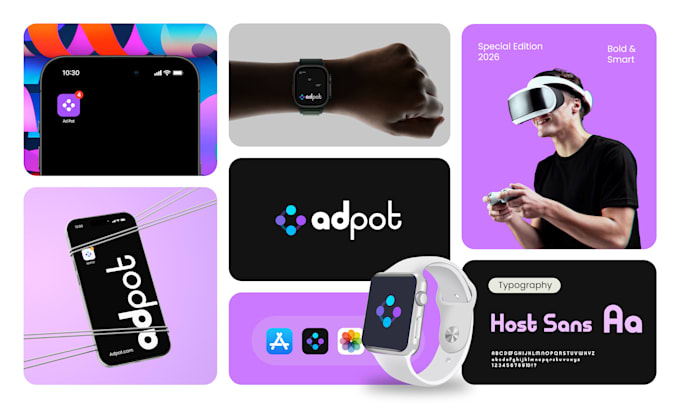 design a logo, brand style guide, branding and brand identity