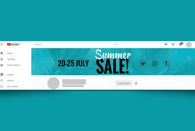 create an outstanding youtube channel art
