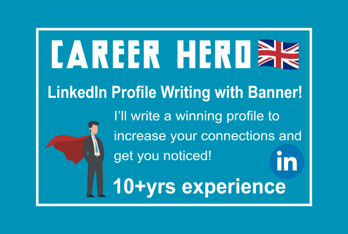 Hire a freelancer to write a winning linkedin profile to get you noticed and make a custom banner