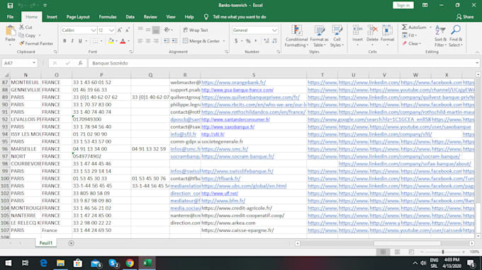 do data scraping, entry, cleaning, web research for data