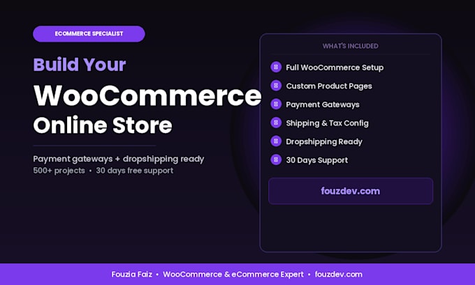 build a responsive woocommerce website or create online store