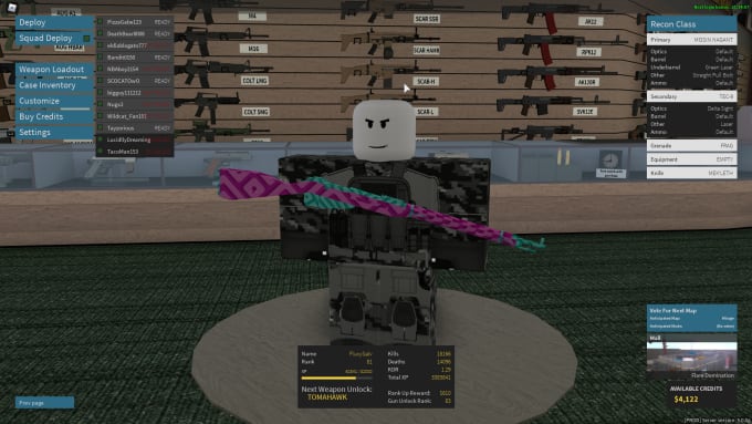 Help you with phantom forces roblox by Fluxysalv