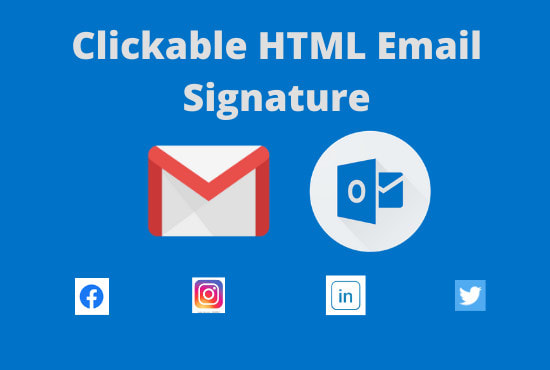 designing html email signature outlook