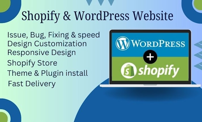 build wordpress and shopify business website