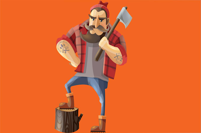 Create attractive character mascot cartoon logo by Arsal08