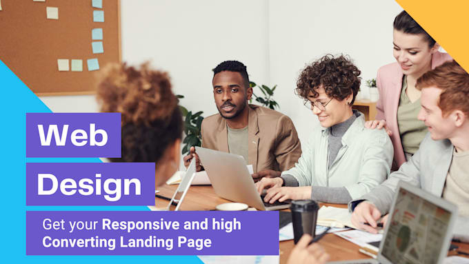 Create responsive outstanding landing page by Creativemindone | Fiverr
