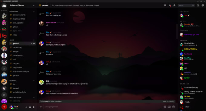 Better discord цветовая гамма темная Create your betterdiscord themes by Voidsplit Fiverr