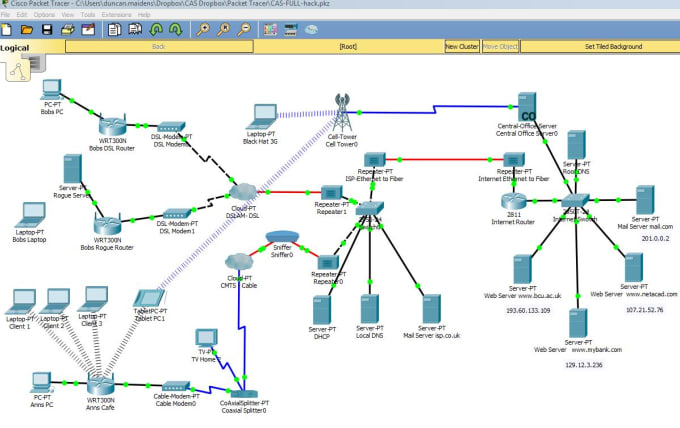 cisco network troubleshooting packet tracer labs free