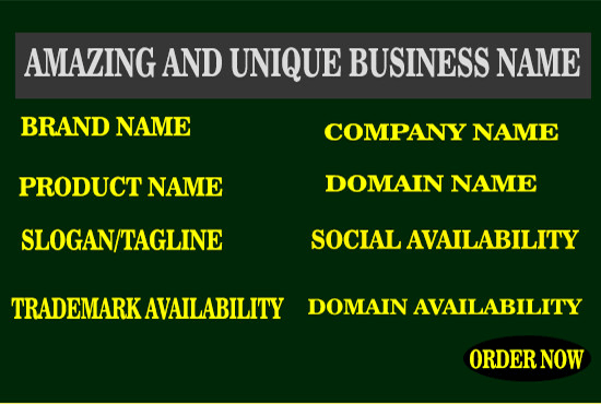 Create company name,business name and tagline for your brand identity ...